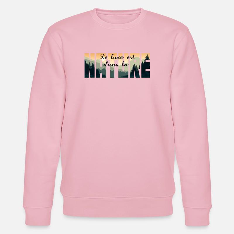 Le luxe est dans la NATURE - Sweat bio CHANGER Stanley/Stella Unisexe - rose pâle