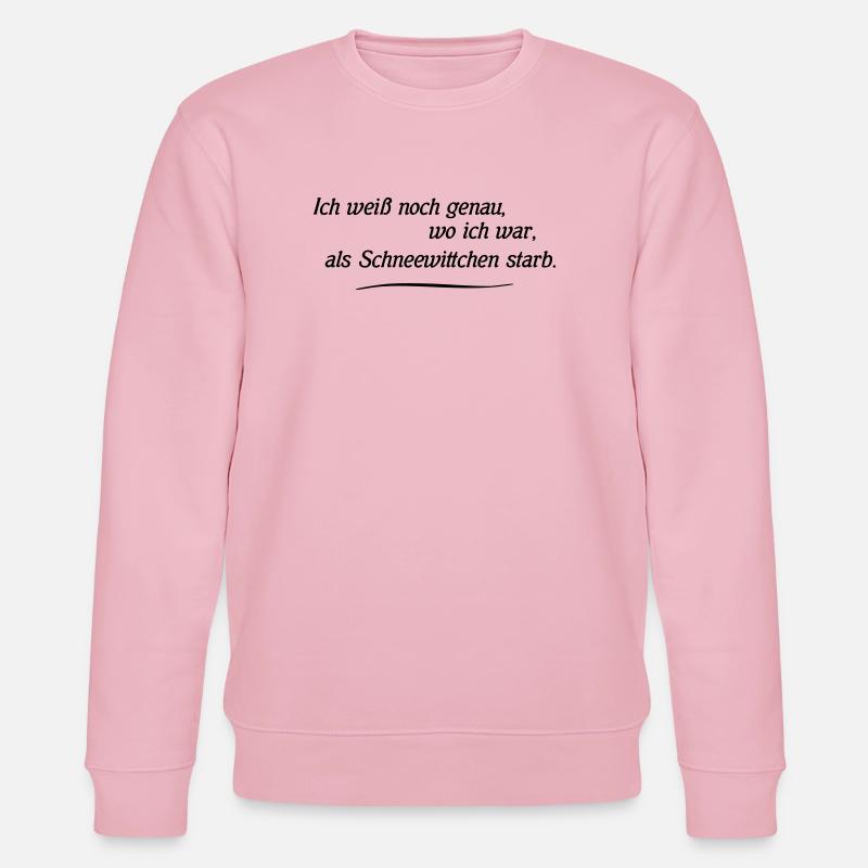 Schneewittchen - Stanley/Stella Unisex Bio-Sweatshirt CHANGER  - Hellrosa