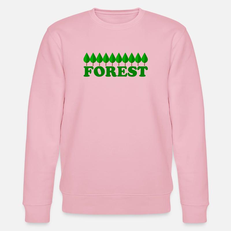 FOREST - Stanley/Stella Unisex Bio-Sweatshirt CHANGER  - Hellrosa