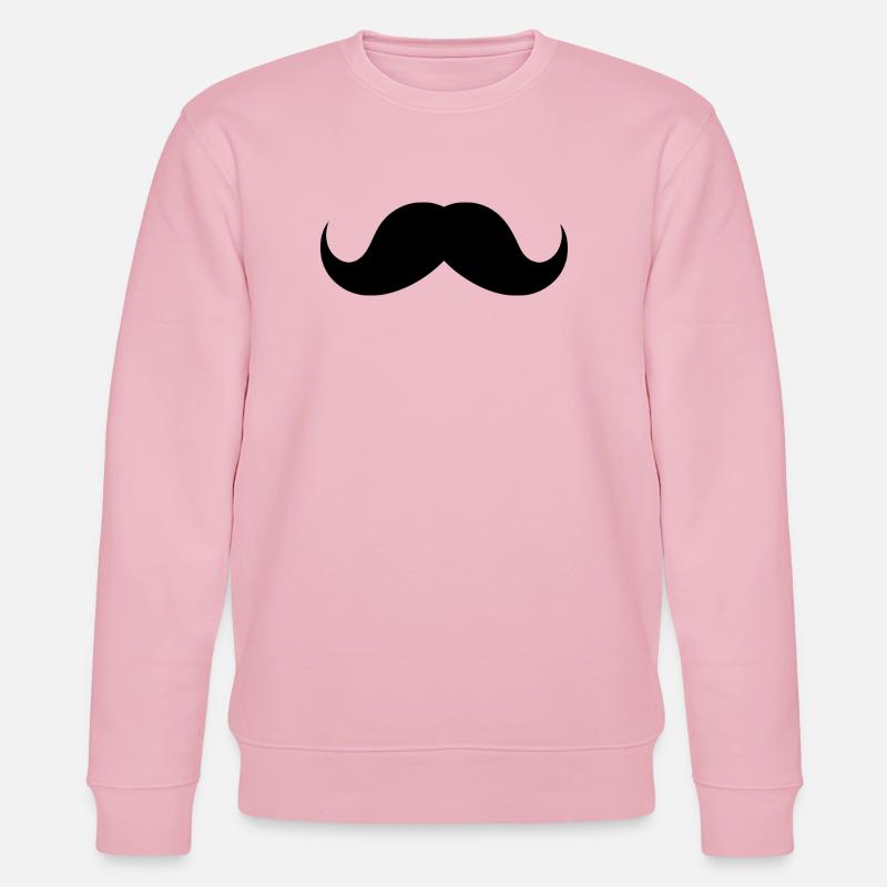 Schnurrbart - Stanley/Stella Unisex Bio-Sweatshirt CHANGER  - Hellrosa