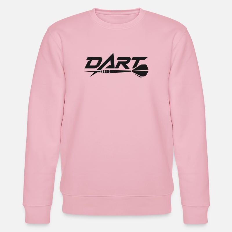 Dart Pfeil Logo Design - Stanley/Stella Unisex Bio-Sweatshirt CHANGER  - Hellrosa