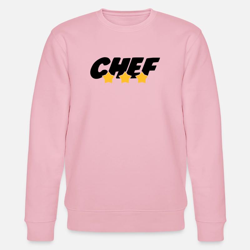 Chef cooking - Sweat bio CHANGER Stanley/Stella Unisexe - rose pâle