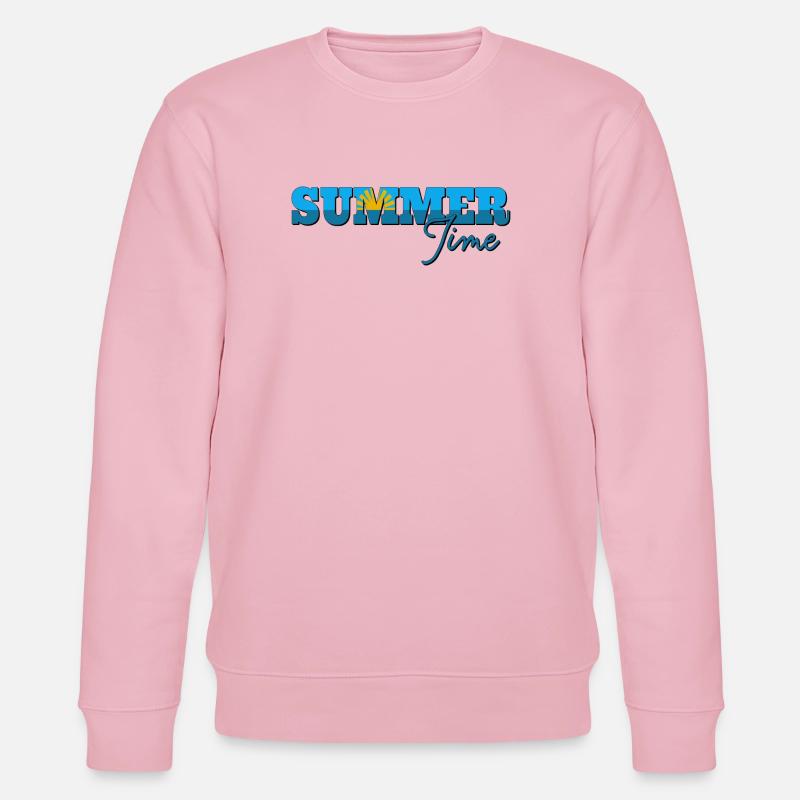 Heure d'été - Sweat bio CHANGER Stanley/Stella Unisexe - rose pâle