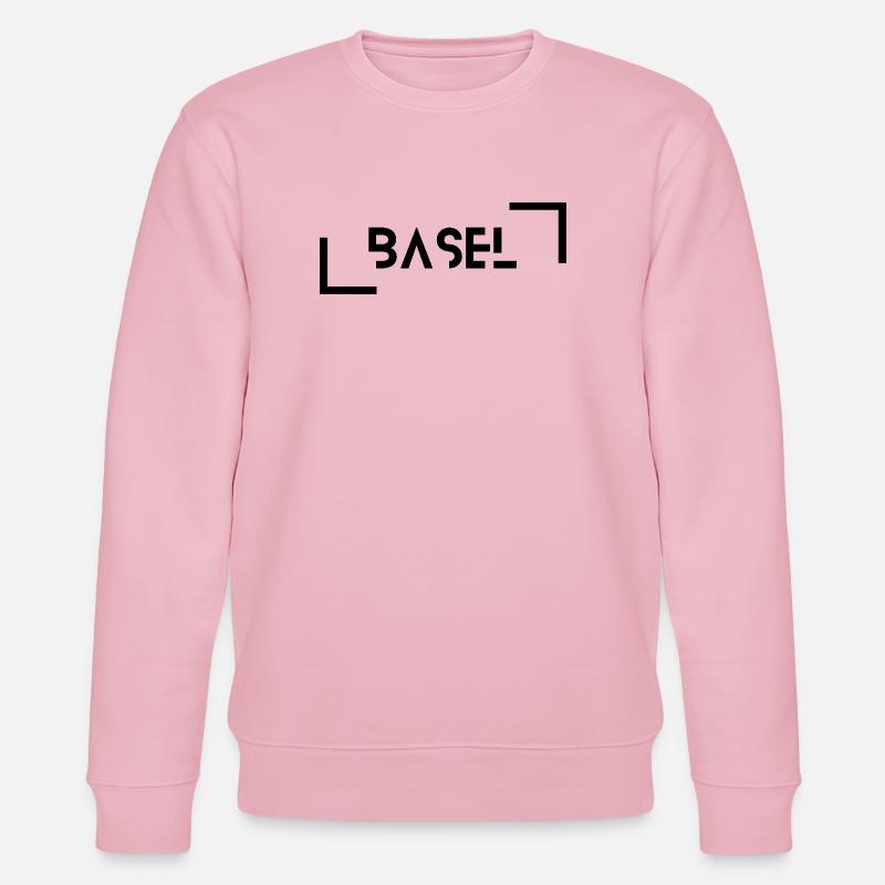 Basel schwarz - Stanley/Stella Unisex Bio-Sweatshirt CHANGER  - Hellrosa