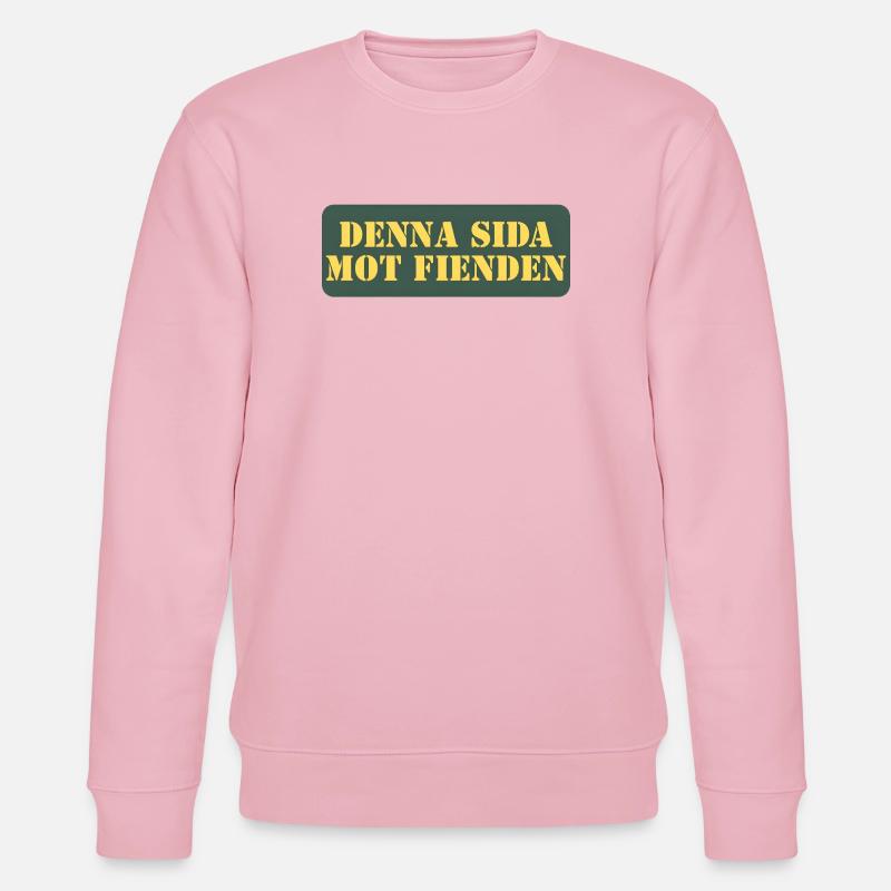 Diese Seite gegen den Feind - Stanley/Stella Unisex Bio-Sweatshirt CHANGER  - Hellrosa