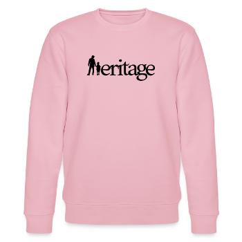 HÉRITAGE ! (famille, papa, maman, enfants)  - Sweat bio CHANGER Stanley/Stella Unisexe - rose pâle - Devant - Jaron (178cm) & Liana (172cm)