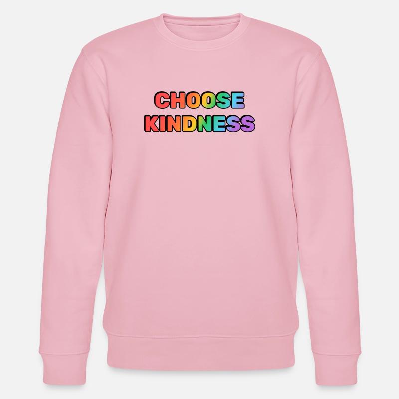 Wählen Sie den Freundlichkeitsverlauf - Stanley/Stella Unisex Bio-Sweatshirt CHANGER  - Hellrosa