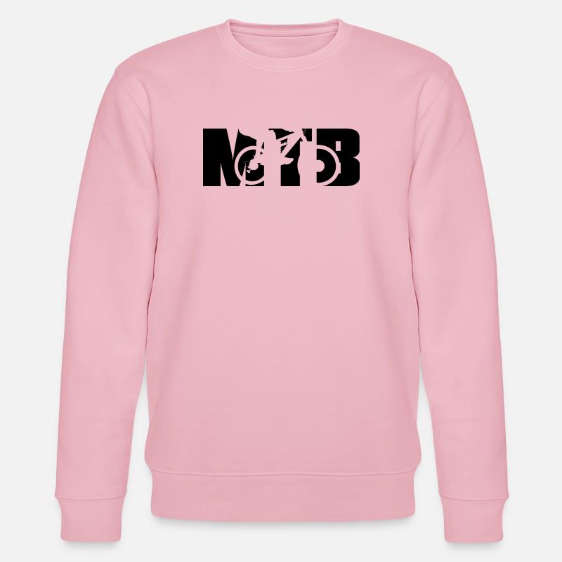 Conception de VTT - Sweat bio CHANGER Stanley/Stella Unisexe - rose pâle