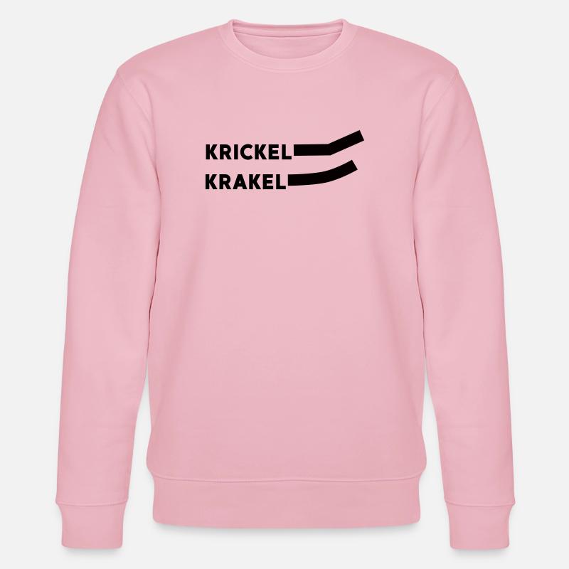 Krickle Scribble - Sweat bio CHANGER Stanley/Stella Unisexe - rose pâle