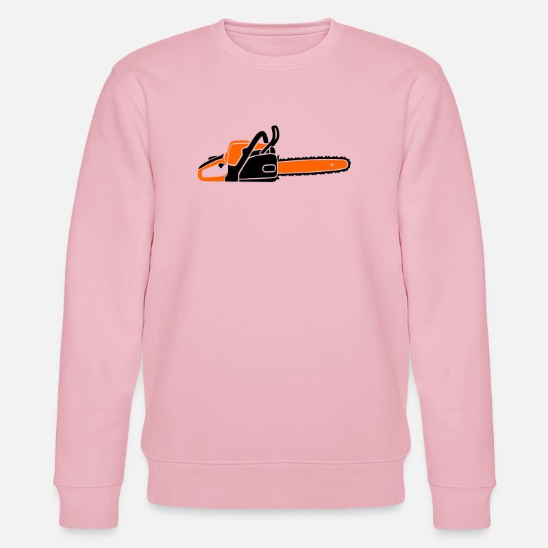 Chainsaw Chainsaw Lumberjack Lumberjack Lumberjack - Stanley/Stella CHANGER Unisex Organic Sweatshirt - cotton pink