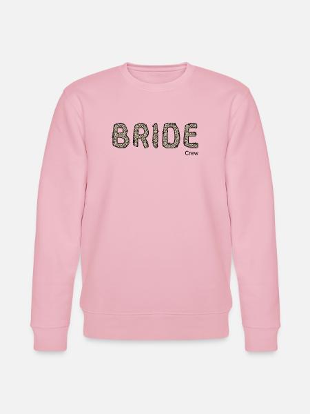 Team Braut JGA, Junggesellinnenshirt - Stanley/Stella Unisex Bio-Sweatshirt CHANGER - Hellrosa
