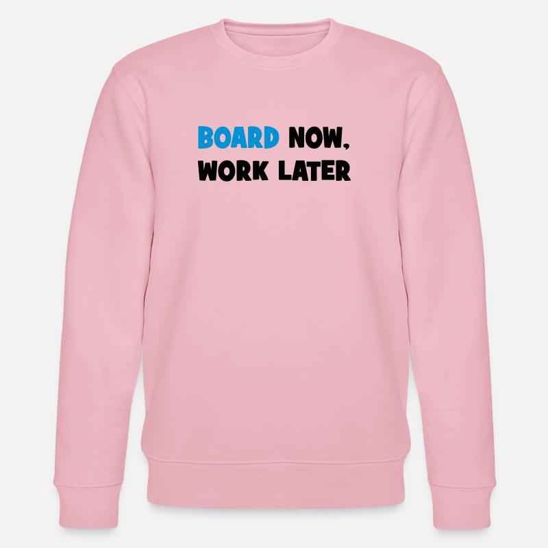 SNOWBOARD - Stanley/Stella Unisex Bio-Sweatshirt CHANGER  - Hellrosa