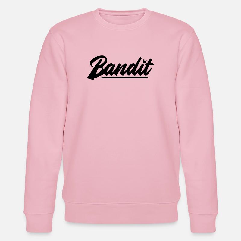 bandit moto rebell patch sticker autocollant - Sweat bio CHANGER Stanley/Stella Unisexe - rose pâle