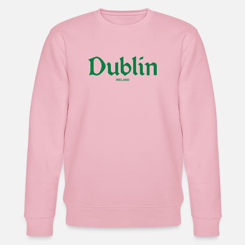 DUBLIN Irland Ireland - Stanley/Stella Unisex Bio-Sweatshirt CHANGER  - Hellrosa