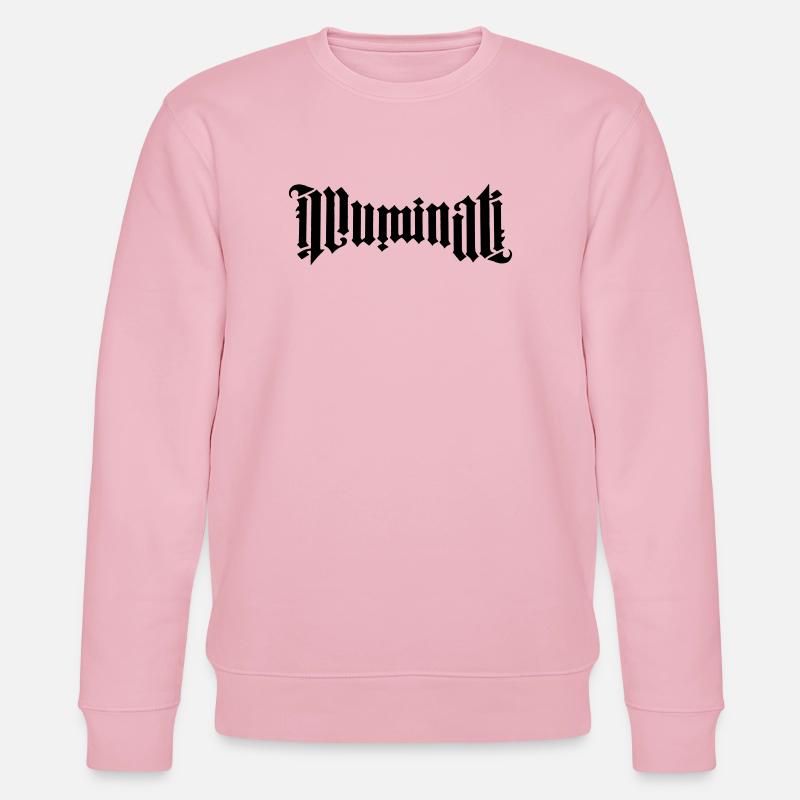 Ambigram Illuminati - Sweat bio CHANGER Stanley/Stella Unisexe - rose pâle