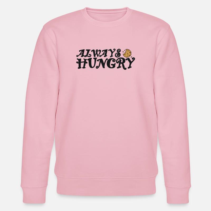 Toujours affamé avec les cookies - Sweat bio CHANGER Stanley/Stella Unisexe - rose pâle