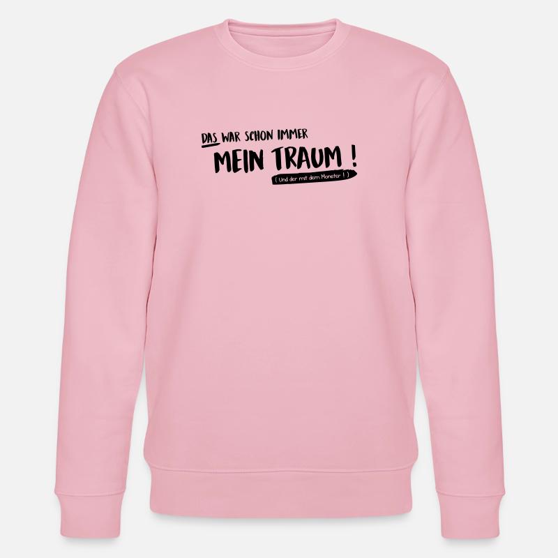 Das war mein Traum - Stanley/Stella Unisex Bio-Sweatshirt CHANGER  - Hellrosa