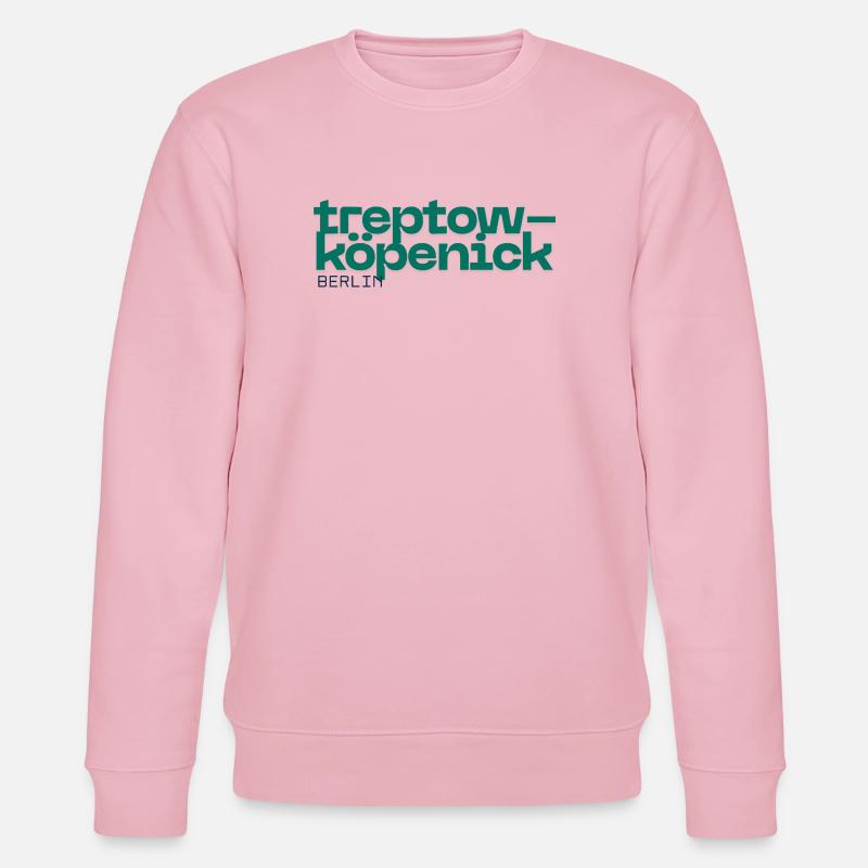 Treptow Köpenick Berlin - Beautiful simple design - Stanley/Stella CHANGER Unisex Organic Sweatshirt - cotton pink