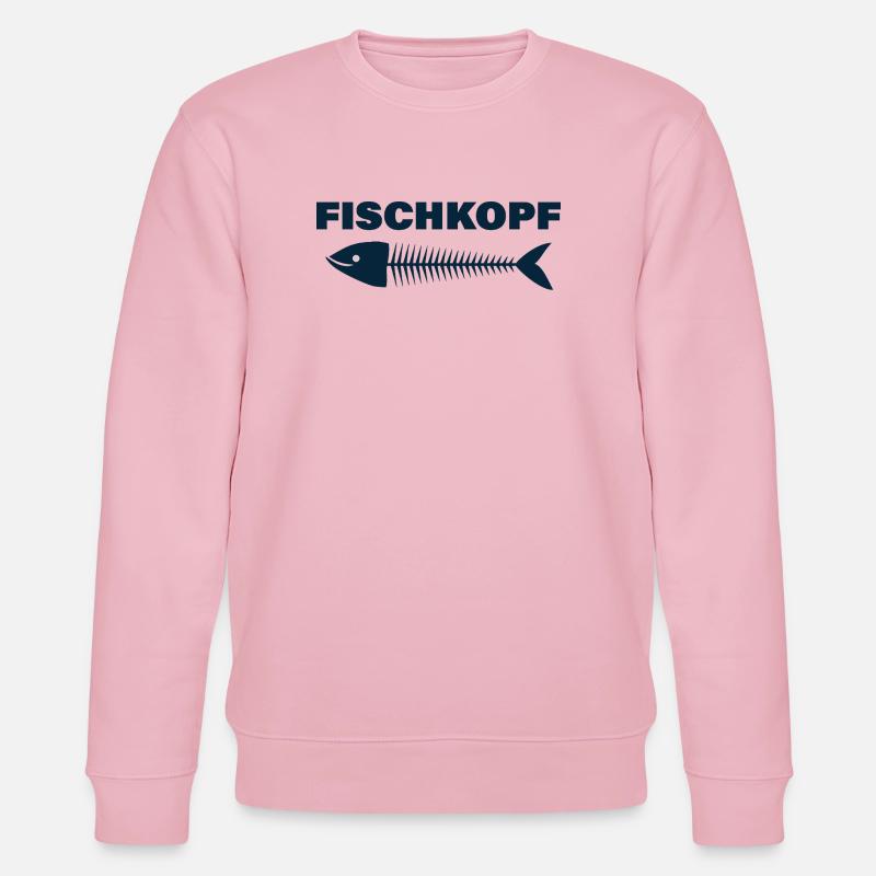 FISCHKOPF - Stanley/Stella Unisex Bio-Sweatshirt CHANGER  - Hellrosa