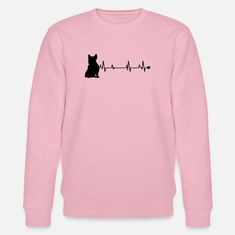 Chien - Sweat bio CHANGER Stanley/Stella Unisexe - rose pâle