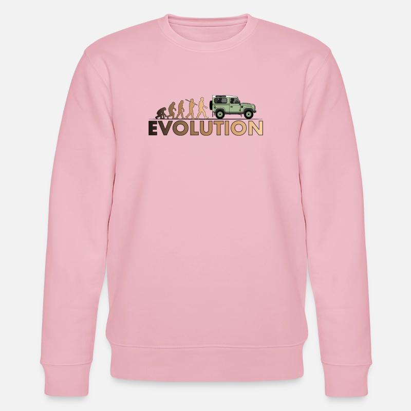 Defender 90 Evolution - Stanley/Stella CHANGER Unisex Organic Sweatshirt - cotton pink