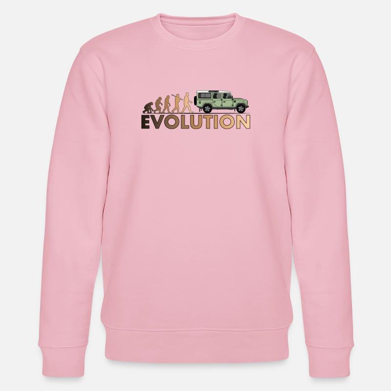 Defender 110 Evolution - Stanley/Stella CHANGER Unisex Organic Sweatshirt - cotton pink