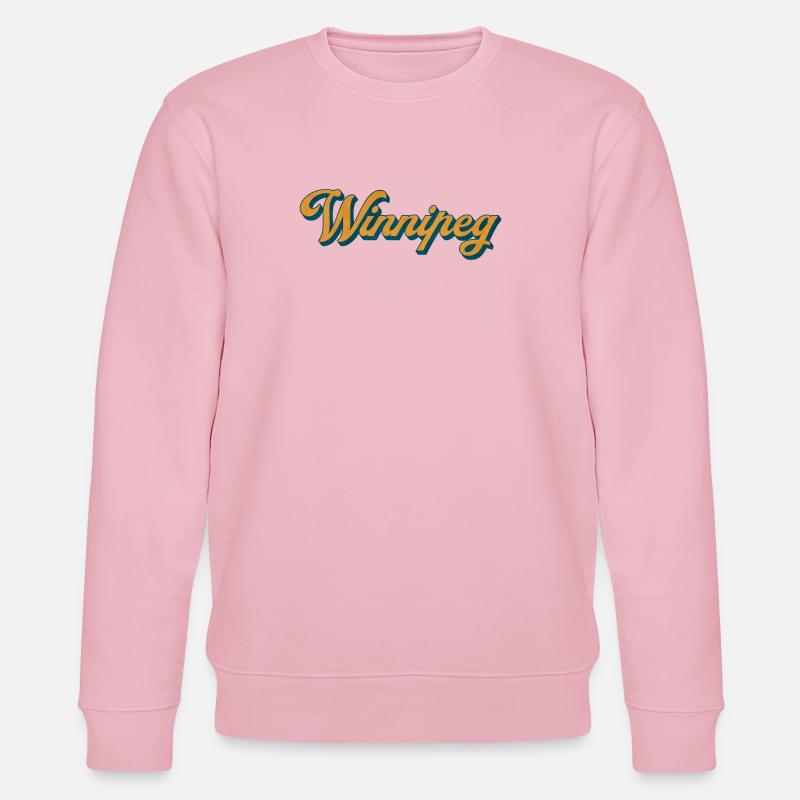 Winnipeg Retro Script - Stanley/Stella Unisex Bio-Sweatshirt CHANGER  - Hellrosa