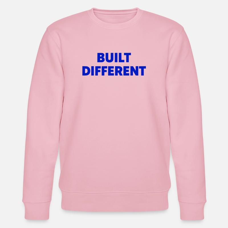 Built Different Motivation Style - Stanley/Stella Unisex Bio-Sweatshirt CHANGER  - Hellrosa