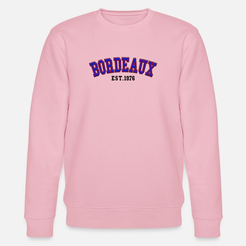 Bordeaux Est. 1976 - Stanley/Stella CHANGER Unisex Organic Sweatshirt - cotton pink