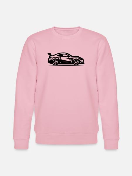 Car Sports Car Icon - Stanley/Stella CHANGER Unisex Organic Sweatshirt - cotton pink