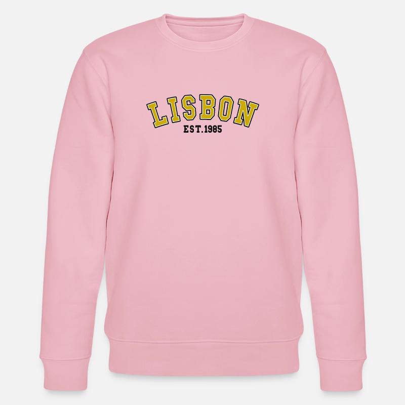 Lissabon Est. 1985 - Stanley/Stella Unisex Bio-Sweatshirt CHANGER  - Hellrosa