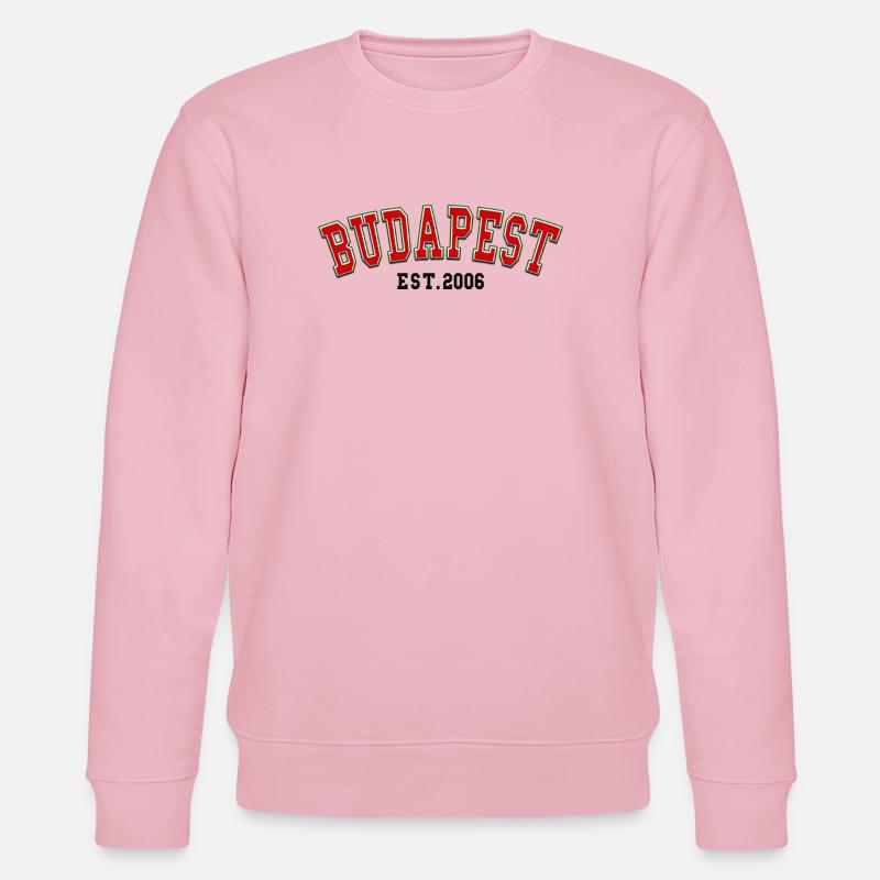 Budapest, gegründet 2006 - Stanley/Stella Unisex Bio-Sweatshirt CHANGER  - Hellrosa