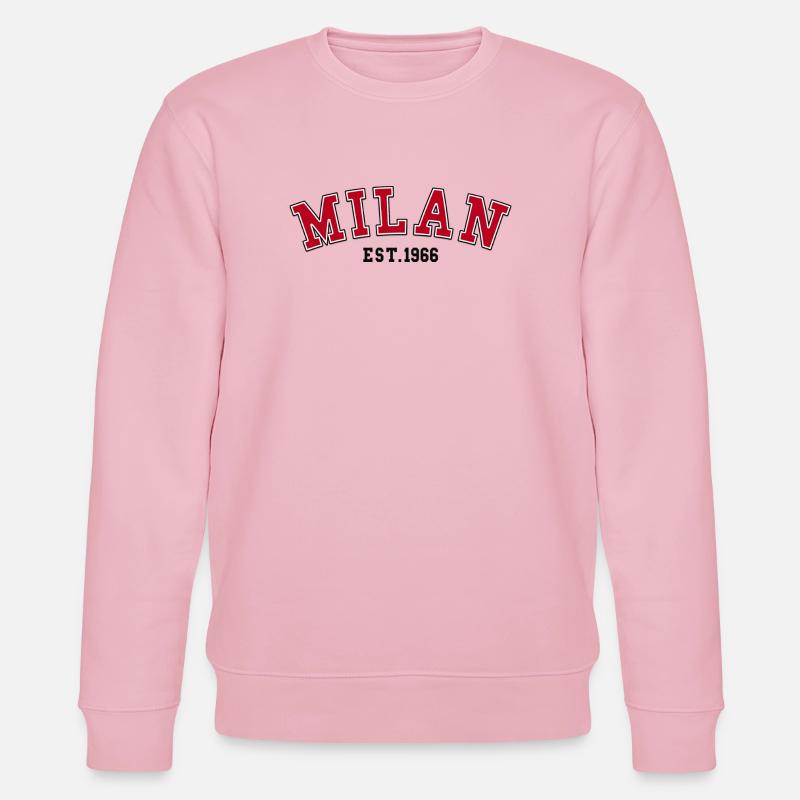 Mailand, gegründet 1966 - Stanley/Stella Unisex Bio-Sweatshirt CHANGER  - Hellrosa