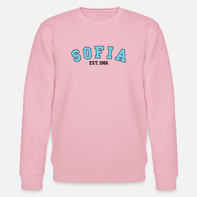 Sofia gegründet 1966 - Stanley/Stella Unisex Bio-Sweatshirt CHANGER  - Hellrosa