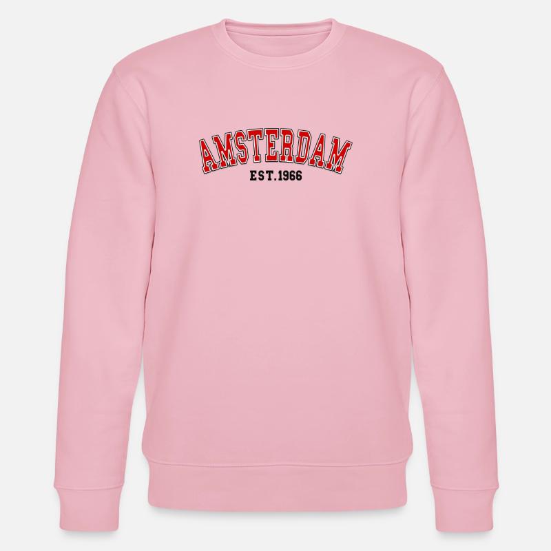 Amsterdam gegründet 1966 - Stanley/Stella Unisex Bio-Sweatshirt CHANGER  - Hellrosa