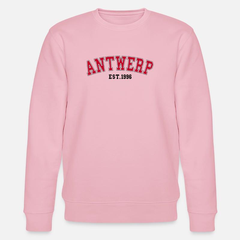 Antwerpen gegründet 1996 - Stanley/Stella Unisex Bio-Sweatshirt CHANGER  - Hellrosa