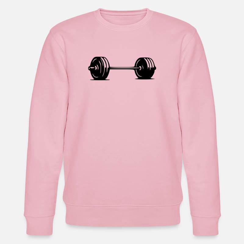 Barbell - Stanley/Stella CHANGER Unisex Organic Sweatshirt - cotton pink