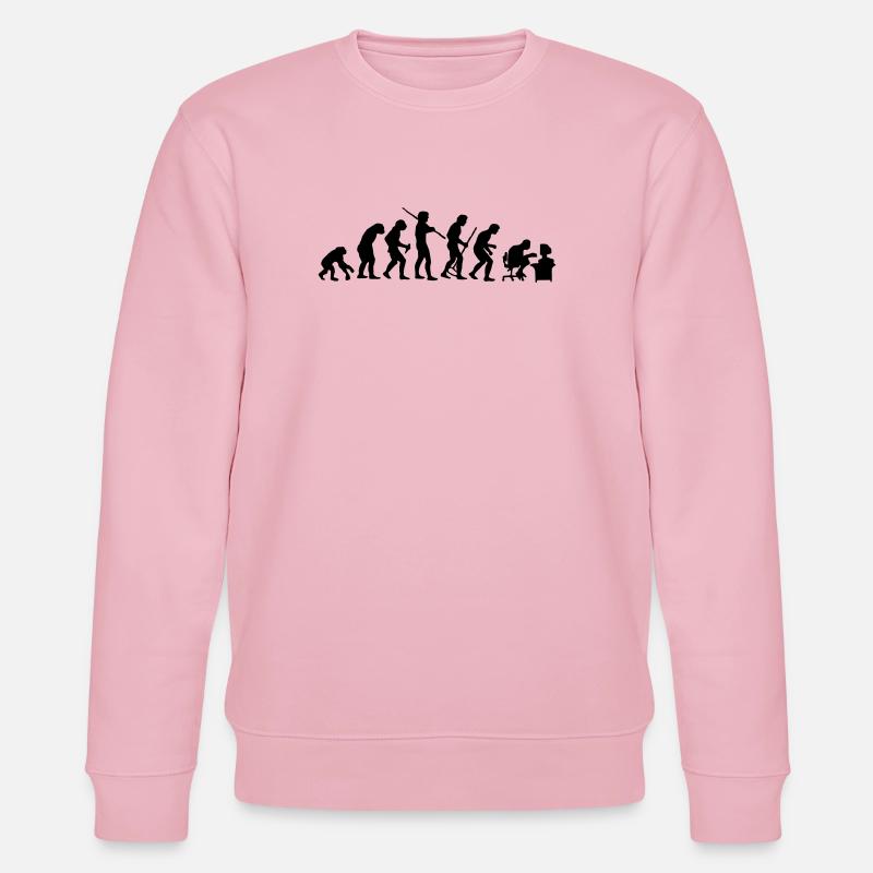 Évolution - Sweat bio CHANGER Stanley/Stella Unisexe - rose pâle