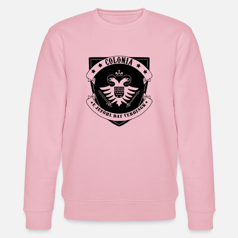 colonia_e_jefoehl_dat_verbingk - Stanley/Stella Unisex Bio-Sweatshirt CHANGER  - Hellrosa