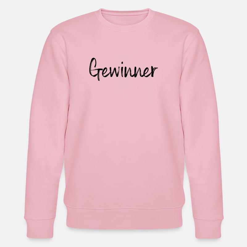Gewinner Sieger Wettkampf Meisterschaft - Stanley/Stella Unisex Bio-Sweatshirt CHANGER  - Hellrosa