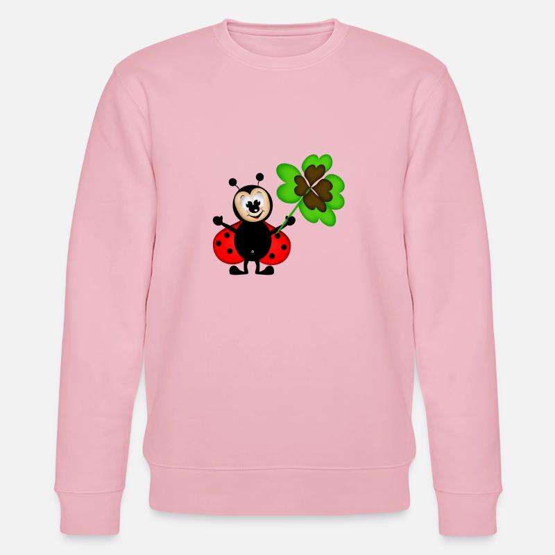 Trèfle de Marini - Sweat bio CHANGER Stanley/Stella Unisexe - rose pâle