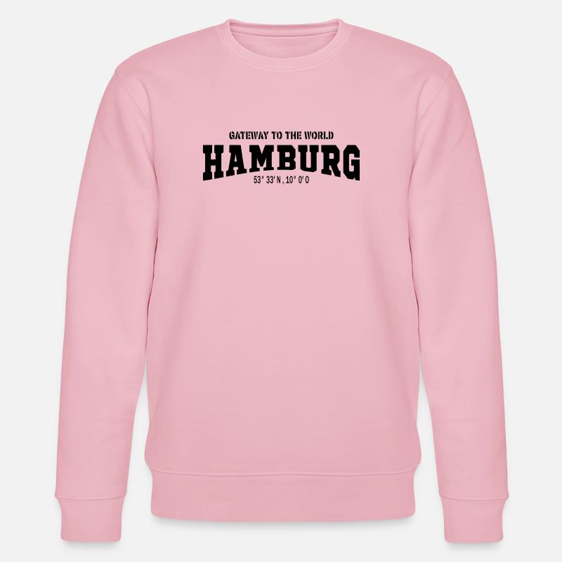 HAMBOURG - Sweat bio CHANGER Stanley/Stella Unisexe - rose pâle