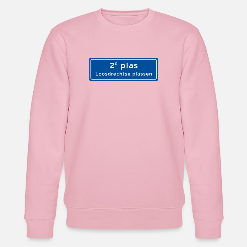 Loosdrechtse plassen 2nd plas - Sweat bio CHANGER Stanley/Stella Unisexe - rose pâle