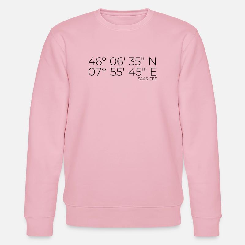 Coordinates Saas-Fee - Stanley/Stella CHANGER Unisex Organic Sweatshirt - cotton pink