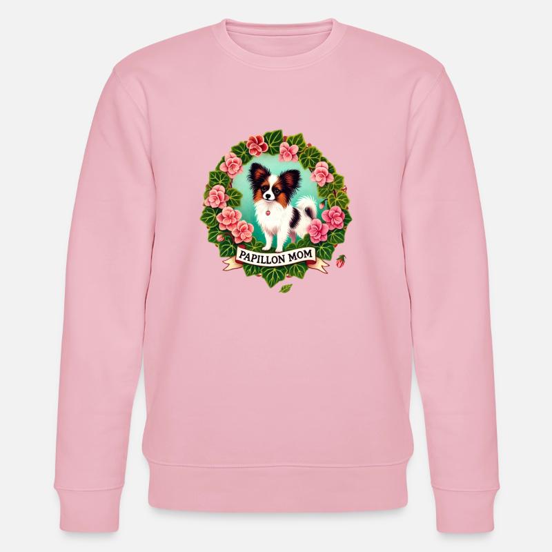 Maman Papillon - Sweat bio CHANGER Stanley/Stella Unisexe - rose pâle