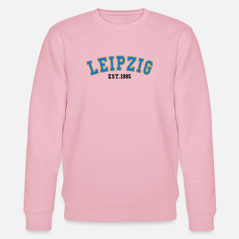 Leipzig Est. 1995 - Stanley/Stella Unisex Bio-Sweatshirt CHANGER  - Hellrosa