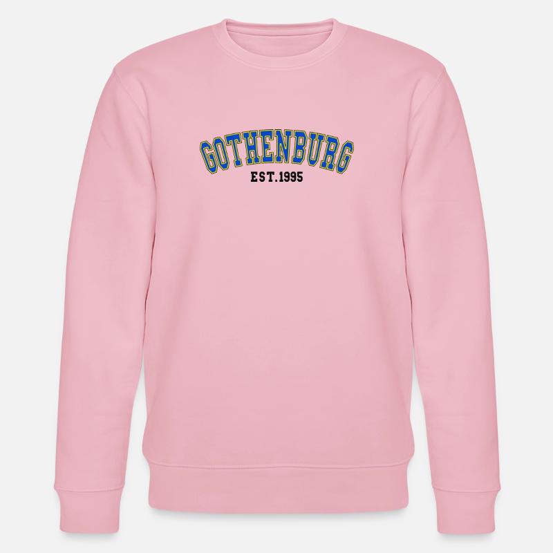 Göteborg Est. 1995 - Stanley/Stella Unisex Bio-Sweatshirt CHANGER  - Hellrosa