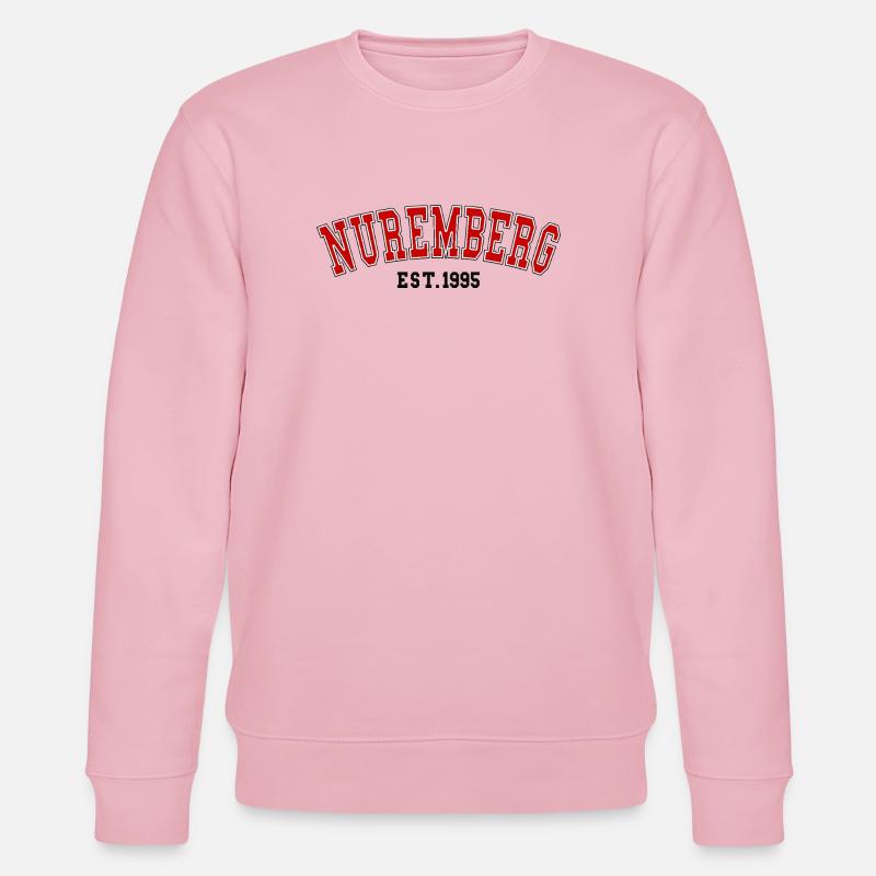 Nürnberg Est. 1995 - Stanley/Stella Unisex Bio-Sweatshirt CHANGER  - Hellrosa