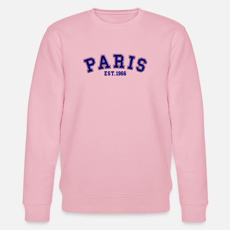 Paris gegründet 1966 - Stanley/Stella Unisex Bio-Sweatshirt CHANGER  - Hellrosa