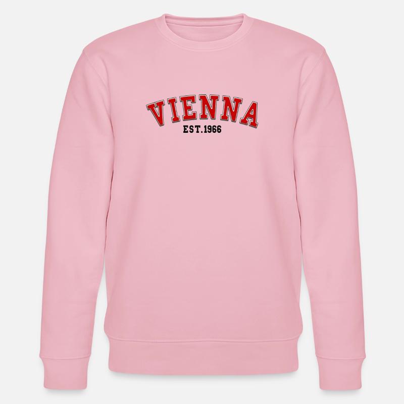 Wien gegründet 1966 - Stanley/Stella Unisex Bio-Sweatshirt CHANGER - Hellrosa
